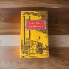 Vintage 1961 Mark Twain Wit & Wisecracks Peter Pauper Press Hardcover Book W/ DJ picture