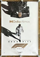 F1: THE MOVIE -2025- Original 27x40 Advance MOVIE POSTER- Super Rare Dolby Style picture