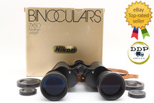 [ N Mint In Box ] Nikon Binoculars 7x50 7.3° Black Vintage Lens From JAPAN picture