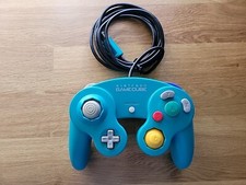 Official GameCube GC Controller Emerald Blue Tested US SELLER picture