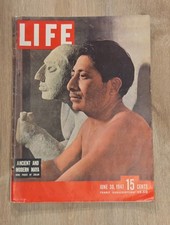 Life Magazine June 30 1947 - Ancient Modern Maya Mexico Archaeology 1940s picture