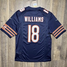 Chicago Bears Caleb Williams #18 Home Navy Game Football Men Jersey NWT 2026 picture