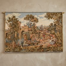 Vintage French Pictorial Romantic Tapestry 3x4 Ft Wall Hanging Home Decor picture