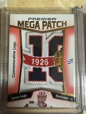 25-26 UPPER DECK PREMIER Mega Patch Commemorative Logo Spencer Knight 1/2 picture