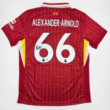 Autographed/Signed Trent Alexander-Arnold Liverpool Red Jersey BAS COA #2 picture