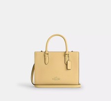 Coach CY668 Maggie Small Tote Bag,Gold/Vanilla 100% Authentic $325.00 NWT picture