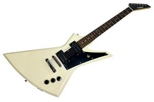 Zenison Electric Guitar 6 String Right Handed Hard Rock Heavy Metal Style White picture