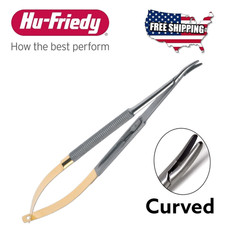 Hu-Friedy Curved Castroviejo Perma Sharp ® Needle Holder, 18 cm (7