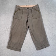 Carhartt Pants Womens 4 Crop Capri Relaxed Roll Up Leg Utility Ripstop 100362 picture