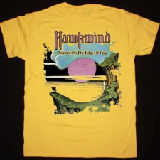 HAWKWIND WARRIOR ON THE EDGE OF TIME  T-shirt Yellow All size Shirt NG2002 picture
