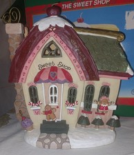  Retired Kurt Adler Gingerbread The Sweet Shop Snowtown Village House picture