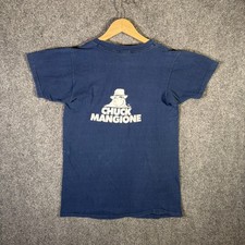 True Vintage Shirt Adult Medium Navy 70s Chuck Mangione Feels So Good Faded Rare picture