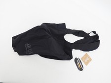 New Ekoi Men's Cycling Bib Shorts Size Small Black w/ Chamois Cordura picture