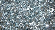1/4-20 Serrated Hex Flange Nuts Flange Lock Nuts or Spin/Wiz Nuts Zinc 7000 Ct picture