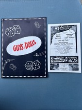 1973 Kenley Play Guys and Dolls Cast Program Signed Autographs by 4 Actors Rare picture
