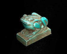 Heqet Statue Ancient Egyptian Frog Goddess, Fertility Relic Art picture