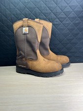 Carhartt Men's 15W Bison 10” Waterproof Steel Toe Work Boots Long CMP 1200 picture