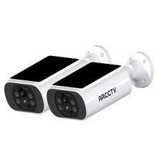 ARCCTV 2Pack Wireless 4MP Solar Security Camera,Color Night Vision & 2-Way Audio picture