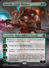 Garruk, Curse Breaker (Borderless) Foil Reality Fracture Playtest Card picture