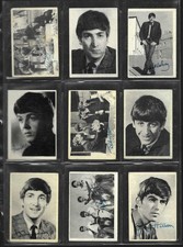 VERY RARE 1964 A & BC BEATLES B & W Complete UK Set of 60 NICE EX AVG IN ALBUM picture