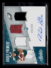 2017 Panini Absolute Mack Hollins #202 Rookie Premiere Patch 356/399 RC Auto picture