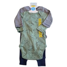 NWT 100% Cotton Carter's 3-Piece Baby Outfit Set - Size 6mos picture