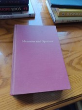 signed, Memories and Opinions, 1942, first edition, Horace D. Taft picture