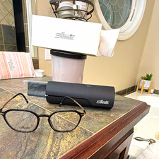 Silhouette SPX 2964 75 9130 Black Round Full Rim Eyeglasses 50-18-140 picture