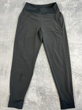 Athleta Womens Lined Soho Jogger Deep Green Lightweight Mid-Rise Stretch Size 2 picture
