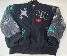 YOUTUBE x Ateyo Letterman YouTube Black Creator Letterman Jacket Size XL picture