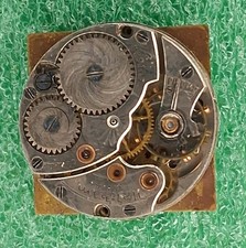 Lot M351 Mens Walthan 15J Art Deco USA Movement Bal Rotates Vintage Watch Parts picture