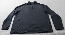 Antigua Men's Certain 1/4 Zip Long Sleeve Pullover EH6 Navy Heather Large NWT picture