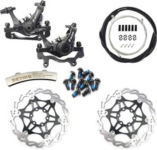 Zoom MTB Mountain Bike Mechanical Disc Brake Front & Rear Floating Rotor 160mm picture