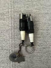 Vintage Magna Cigarettes Promo Spark Plug Butane Cigarette Lighter Key Chain picture