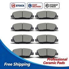 Front Rear Ceramic Brake Pad Set for Hyundai Entourage 2007-2010 Santa Fe Sedona picture