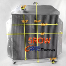 5ROW Aluminum Radiator For 1949 1950 1951 Ford Deluxe L6 Engine picture