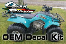 1999 Suzuki LT160 LT185 F OEM ATV Tank Decal KIT Sticker Emblem  Quad QuadRunner picture