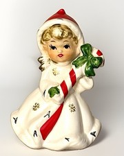 Vintage 1950s Napco Christmas Snowflake Girl Figurine  picture