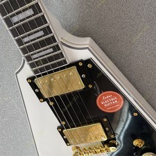 Solid Electric Guitar Stainless Rounded Fret Edge Bone Nut White Fast Shipping picture