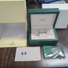 Original Rolex Green Box Mint w/ 2 OEM Links Cards Manual 39139.04 OYSTER M picture