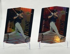 2007 UD Spectrum - Justin Morneau #25 Gold Die-Cut 75/99, Red Die-Cut 57/99 picture