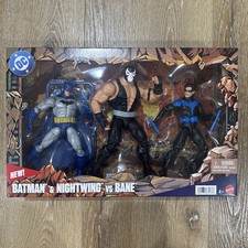 NEW SEALED Mattel DC Premier Batman & Nightwing vs. Bane 3-Pack Action Figure picture
