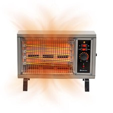 Comfort Zone Portable Wire Element Radiant Space Heater, All Metal Body, White picture