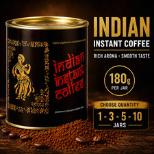 Indian Instant Coffee 180g 1-3-5-10 Jars Instant Coffee Rich Aroma Large Can picture