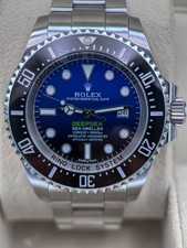 Rolex Sea-Dweller 2015 116660 Silver Oyster Bracelet with Black Bezel picture