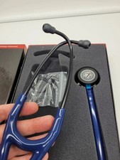3M Littmann Cardiology IV Stethoscope, 6165, Blue-Black Chestpiece Black 27