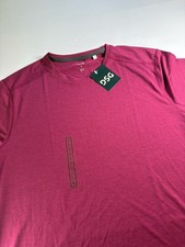 DSG Men's Large Raspberry Sherbet Heather Movement T-Shirt Moisture Wicking NWT picture