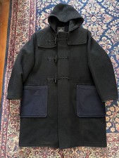 Gloverall for 3sixteen Monty Duffel Coat - Size L - Two Tone Black/Blue picture