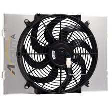 Aluminum Shroud Fan for Chevy II Nova Conversion L6 V8 CC255 1963 1964 1965 1966 picture