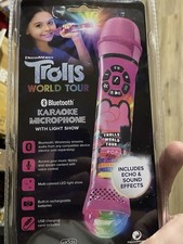 DreamWorks Trolls World Tour Bluetooth Karaoke Microphone by eKids. Tested Works picture